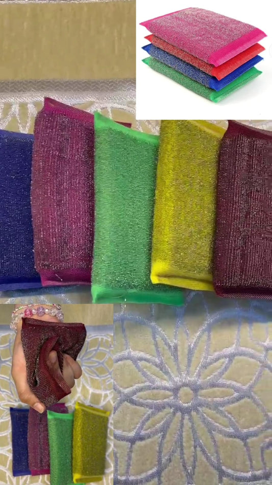 stainless steel sponge set of 6
